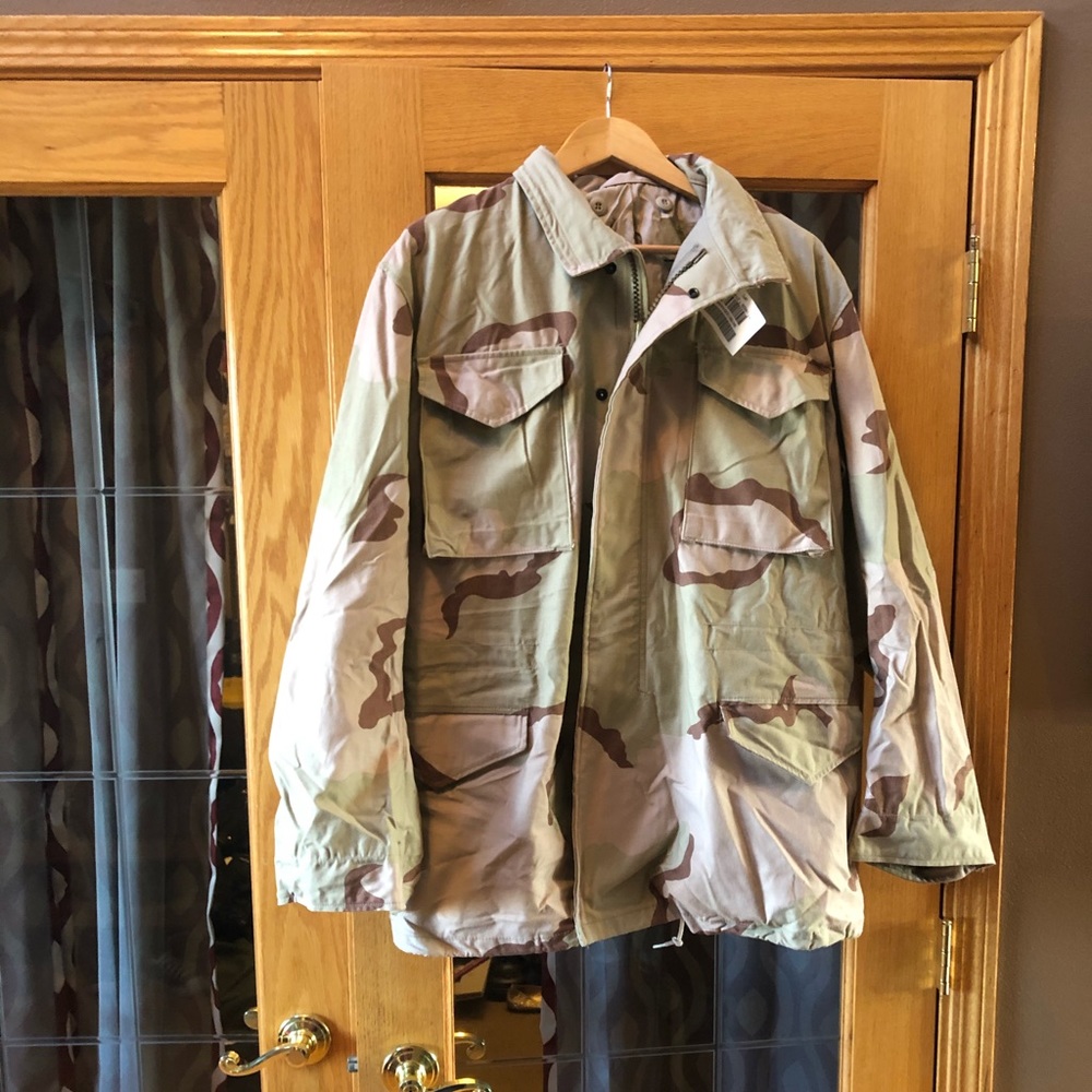 Military Field Jacket Coat ColdWeather Desert Camo